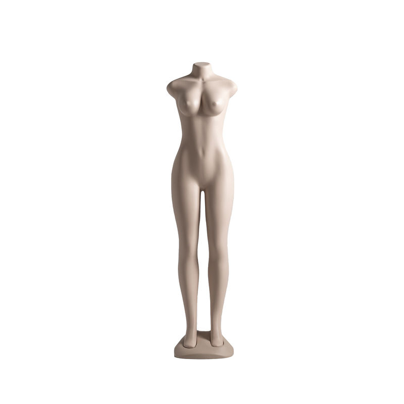 Piel de maniquí femenino sin cabeza hecha a mano con una curva natural del cuerpo completo