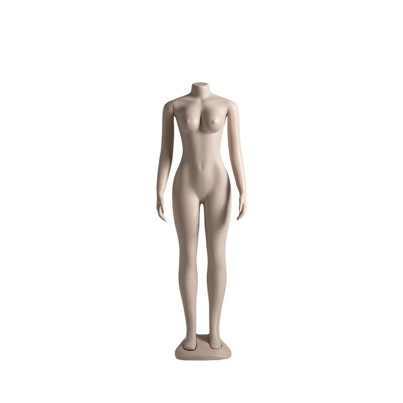 Piel de maniquí femenino sin cabeza hecha a mano con una curva natural del cuerpo completo