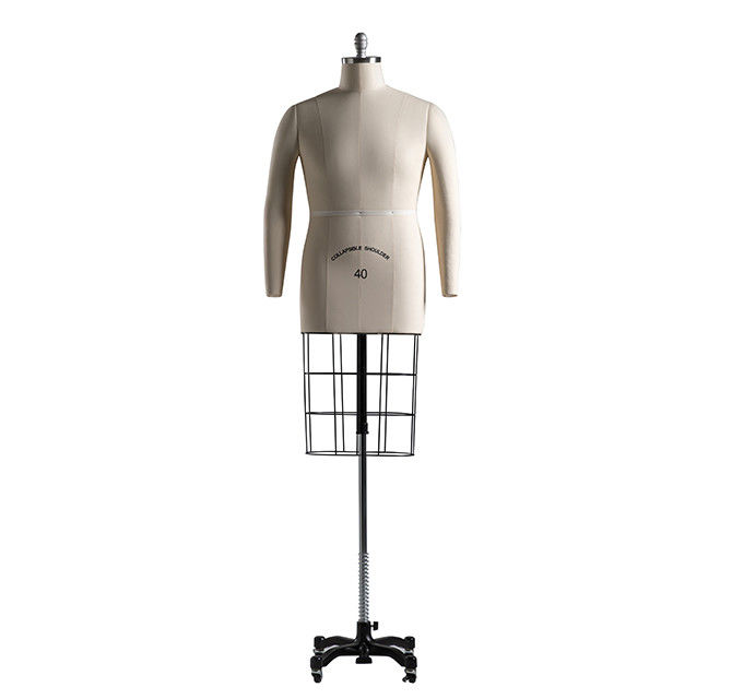 Tailors ajustable forma de vestido maniquí soporte con jaula Dumb Europa tamaño