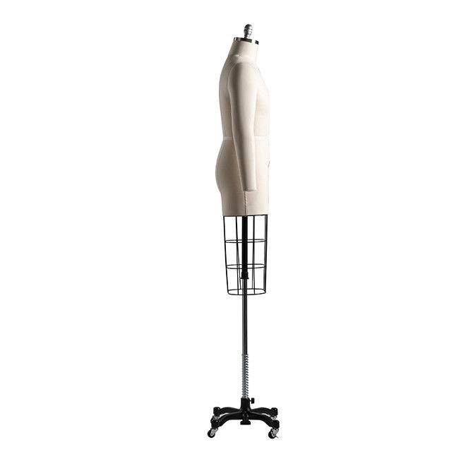 Tailors ajustable forma de vestido maniquí soporte con jaula Dumb Europa tamaño
